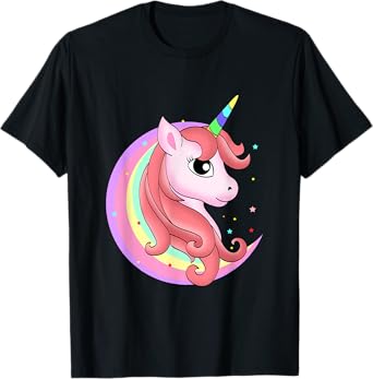 Magical Unicorn and a Rainbow - Unicorn T-Shirt