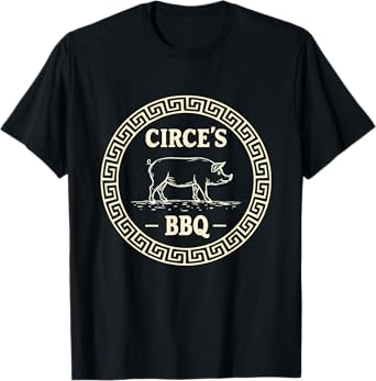 Funny Greek Mythology Circe's BBQ Odyssey T-Shirt