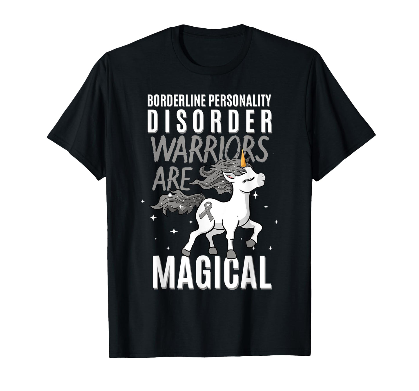 Borderline Personality Disorder Warrior EUPD Unicorn Lover T-Shirt