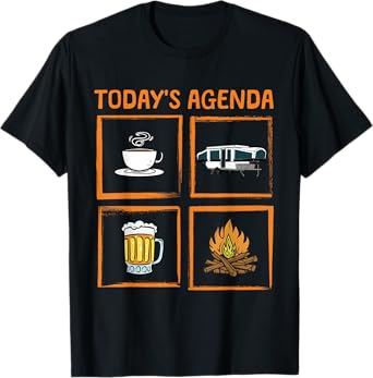 Best Pop Up Camper Art For Men Women Pop Up Trailer Camping T-Shirt