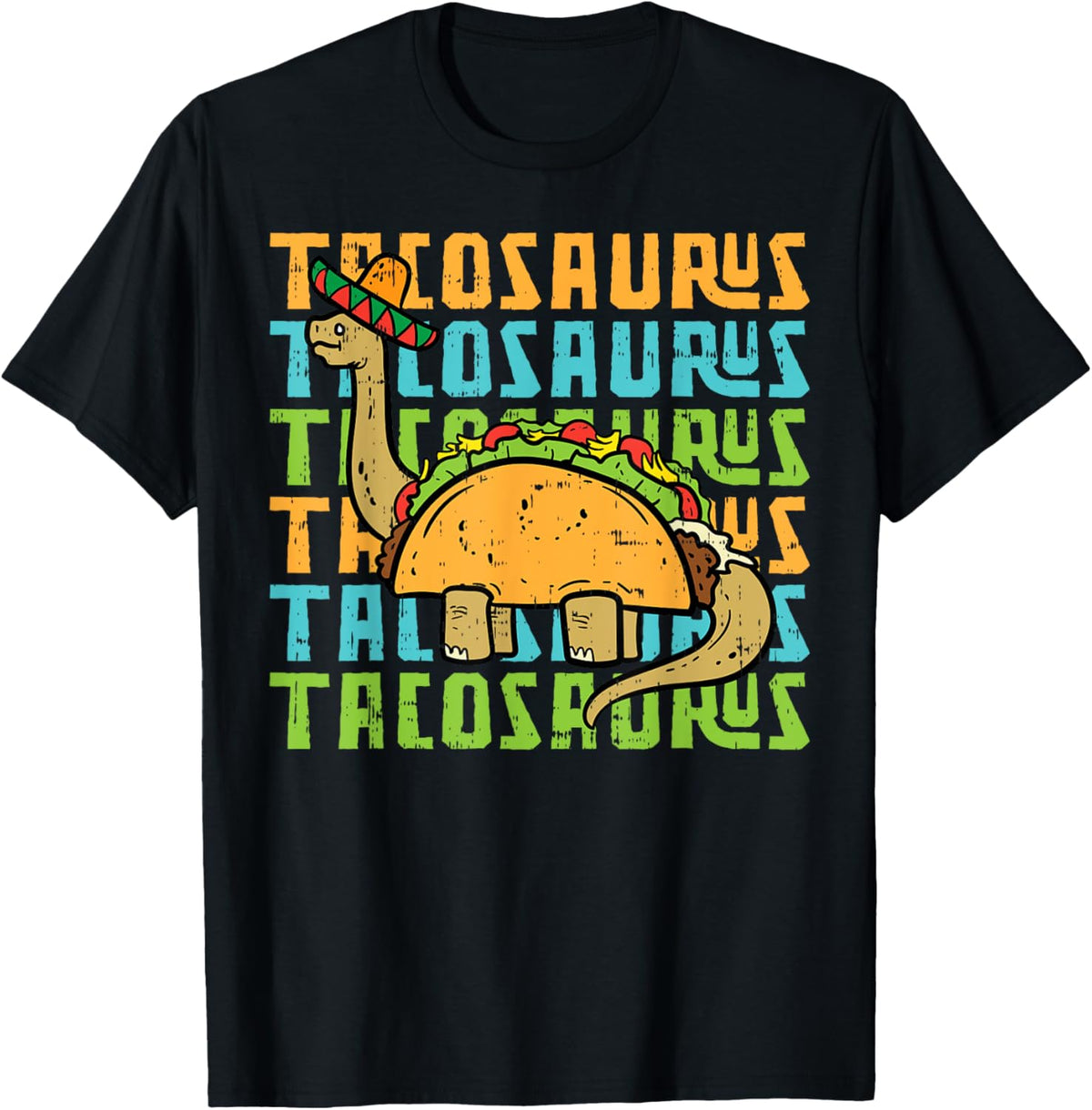 Tacosaurus Taco Dinosaur Funny Dino Cinco De Mayo Mexican T-Shirt
