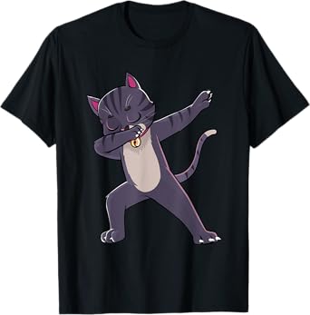 Dabbing Cat Kitten Kitty Men Women Kids T-Shirt