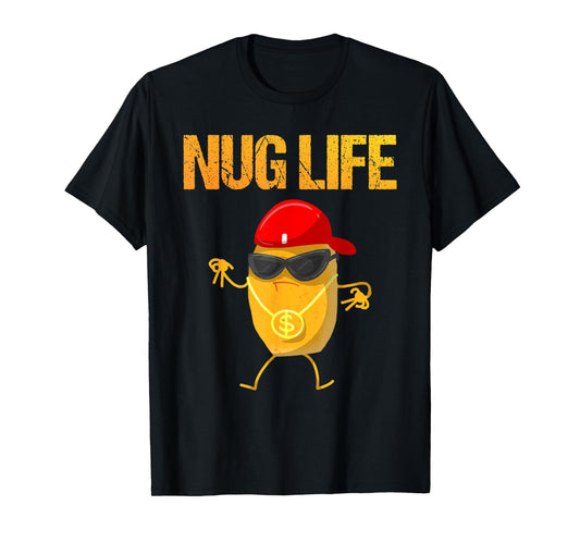 Cool Chicken Nugget Art For Boys Kids Chicken Nugget Lover T-Shirt