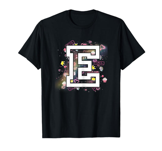 Kids Letter E Clothing For a Girl Who's Name Starts With E T-Shirt