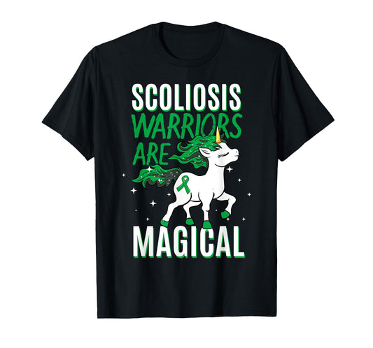 Scoliosis Warriors Are Magical Scoliosis Scoliometer T-Shirt