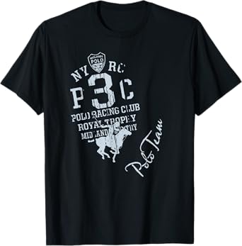Horseback Polo Riding & Polo Player Equestrian Women Men Dad T-Shirt