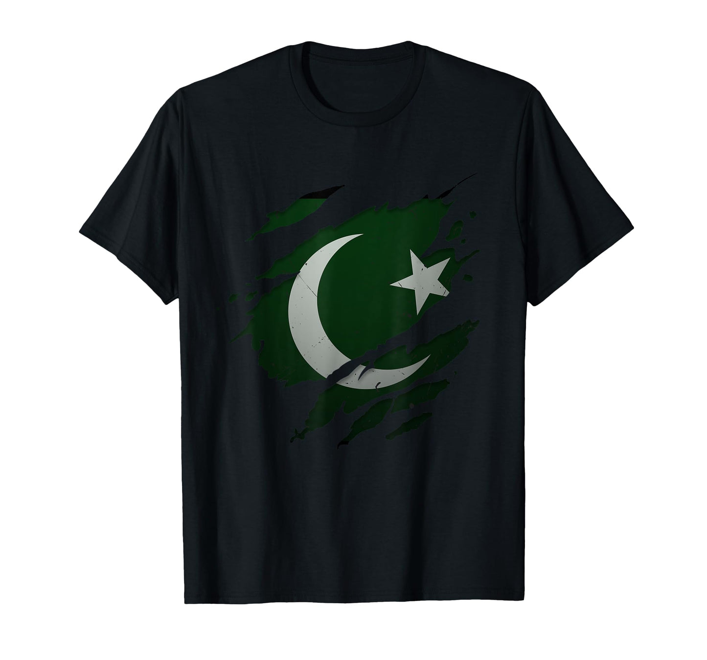 Proud Pakistani Shirts | Vintage Torn Ripped Pakistan Flag T-Shirt