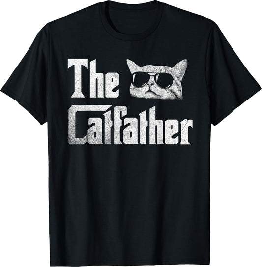 T-Shirt Cool Cat Daddy Glasses Gift T-Shirt
