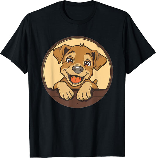 Cartoon Dog I Kids Dog T-Shirt