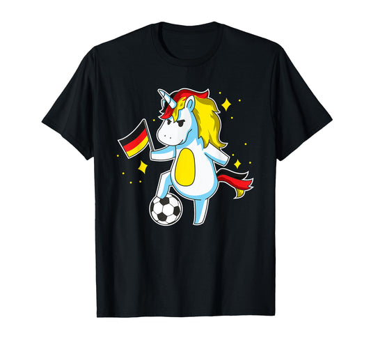 Soccer Unicorn German Jersey Design Germany Football Gift T-Shirt