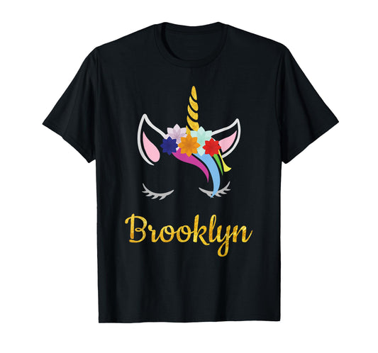 Brooklyn Unicorn Name Shirt for Brooklyn T-Shirt