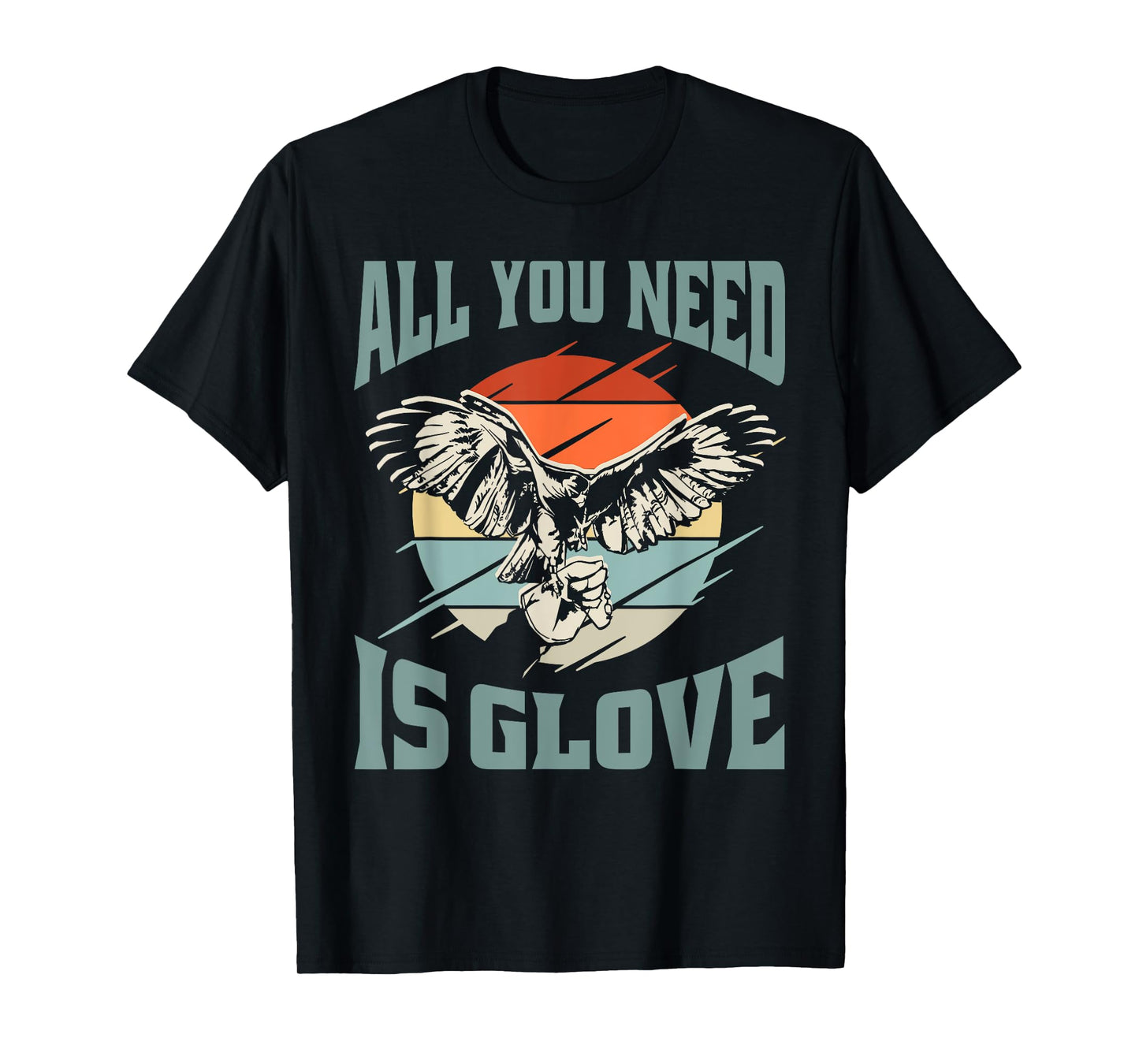 Falconry Hawk Glove Falcon T-Shirt