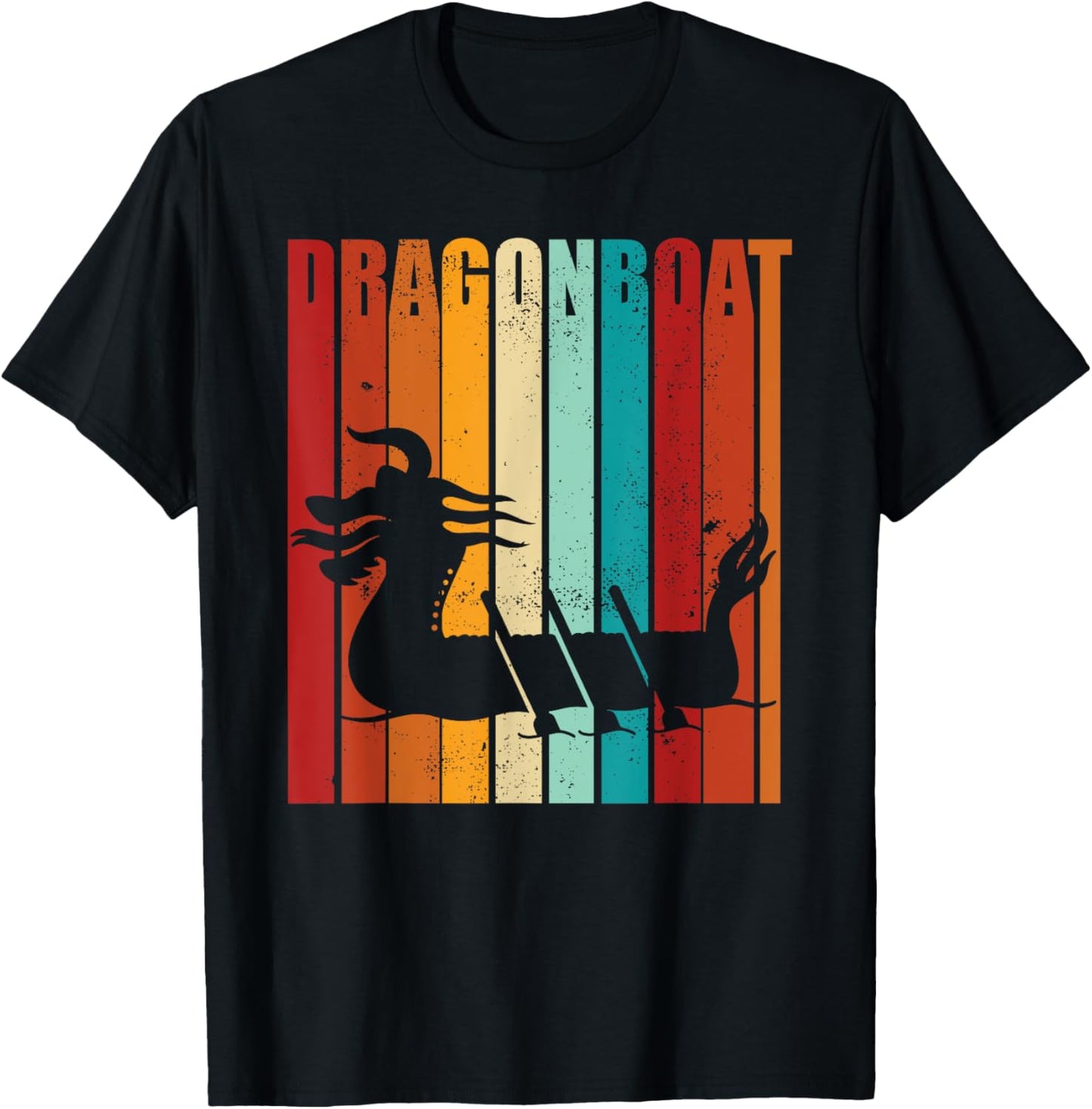 Dragon boat racing dragon boat retro paddling design T-Shirt