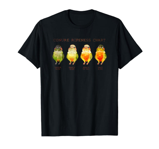 Conure Ripeness Chart T-Shirt