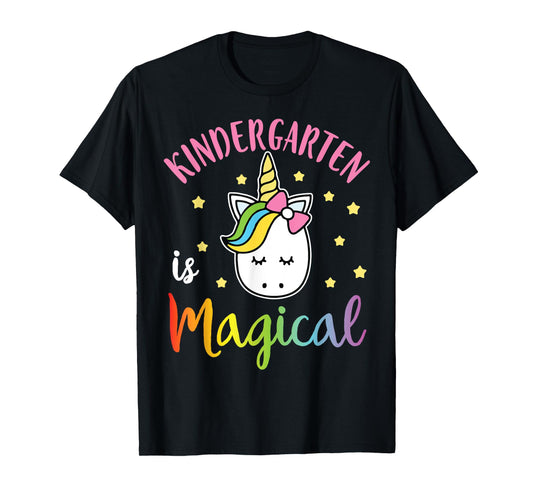 Teacher Student Senior Kindergarten Is Magical Happy Shirt T-Shirt
