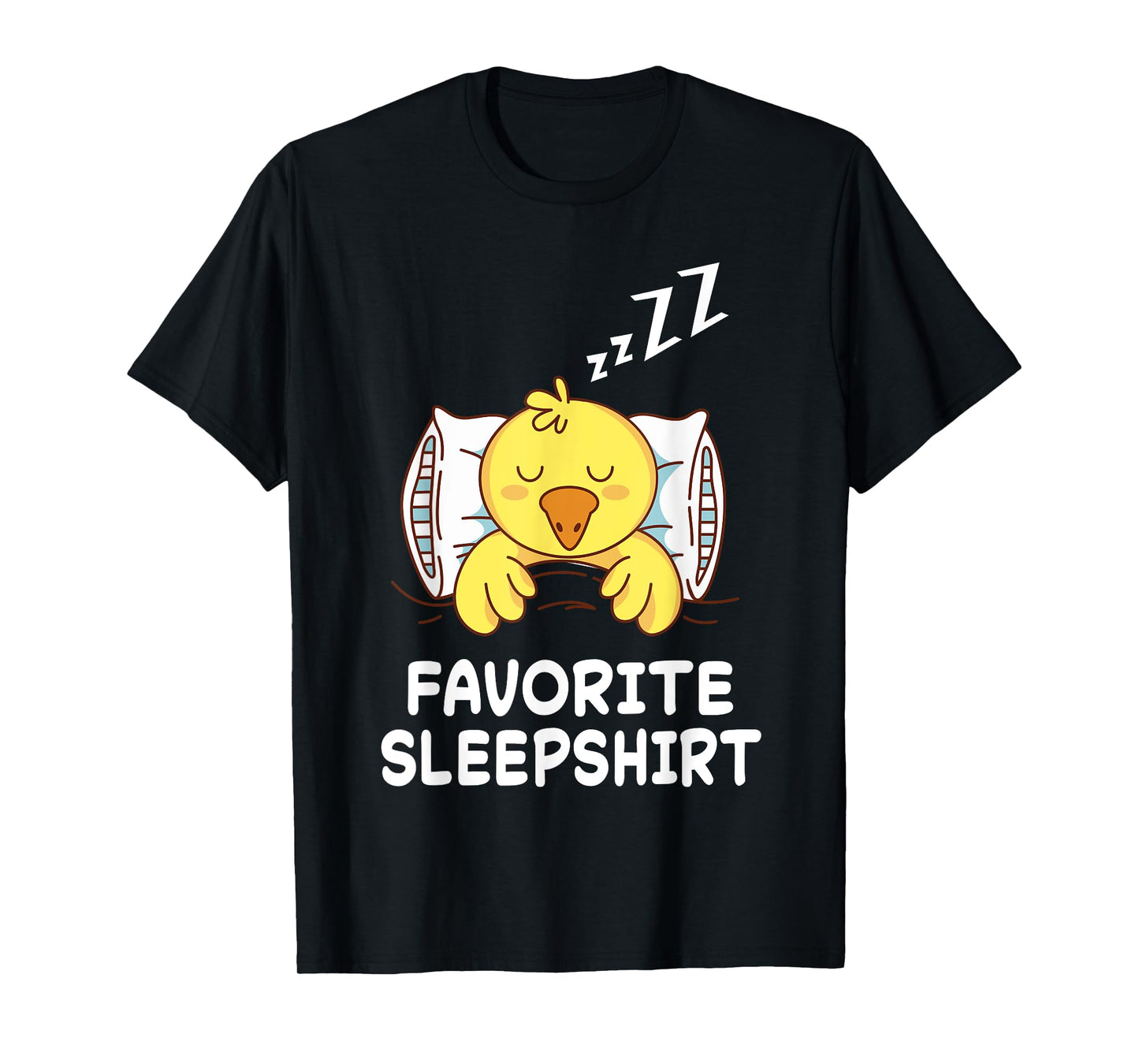 Chick Chicken Nap Sleeping Sleep Pajama Pajamas Nightgown T-Shirt