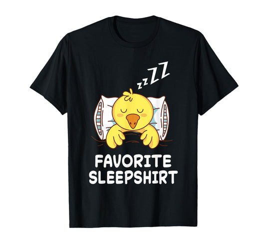 Chick Chicken Nap Sleeping Sleep Pajama Pajamas Nightgown T-Shirt