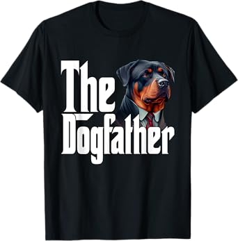 Rottweiler Dog Dad Dogfather Dogs Daddy Father T-Shirt