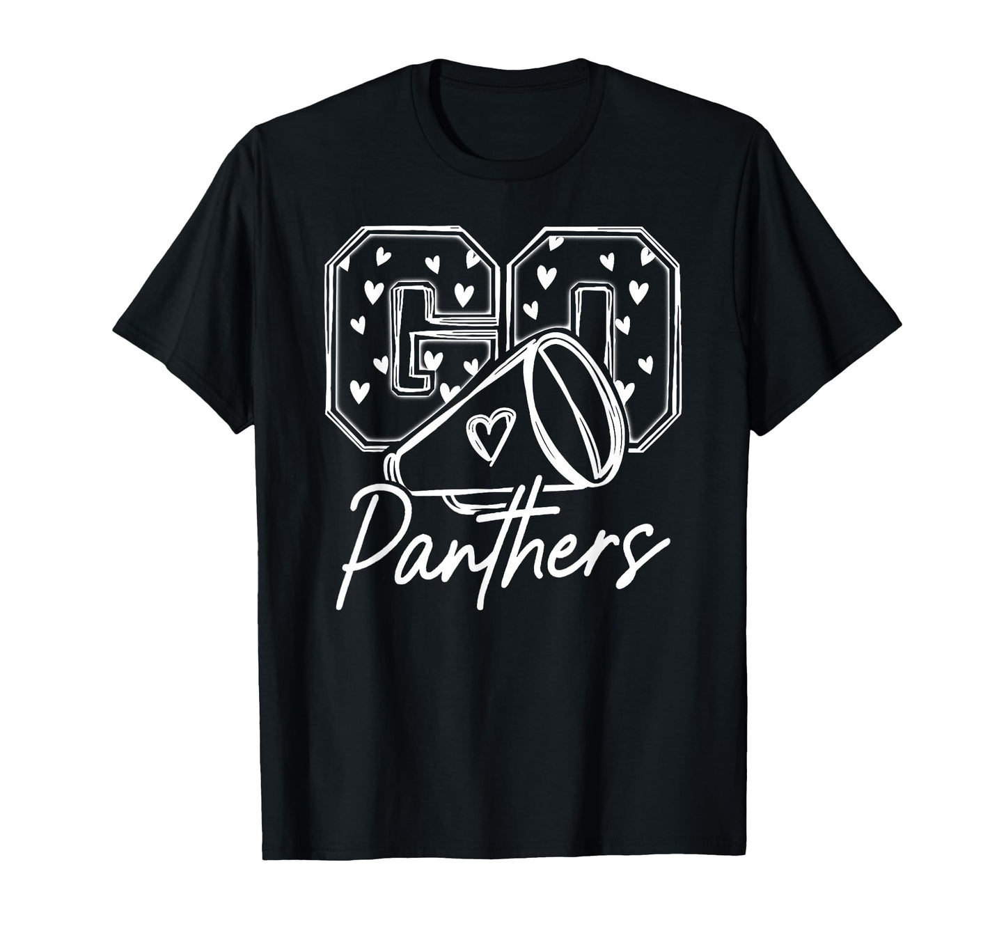 Go Cheer Panthers High School Spirit Team Back to School T-Shirt