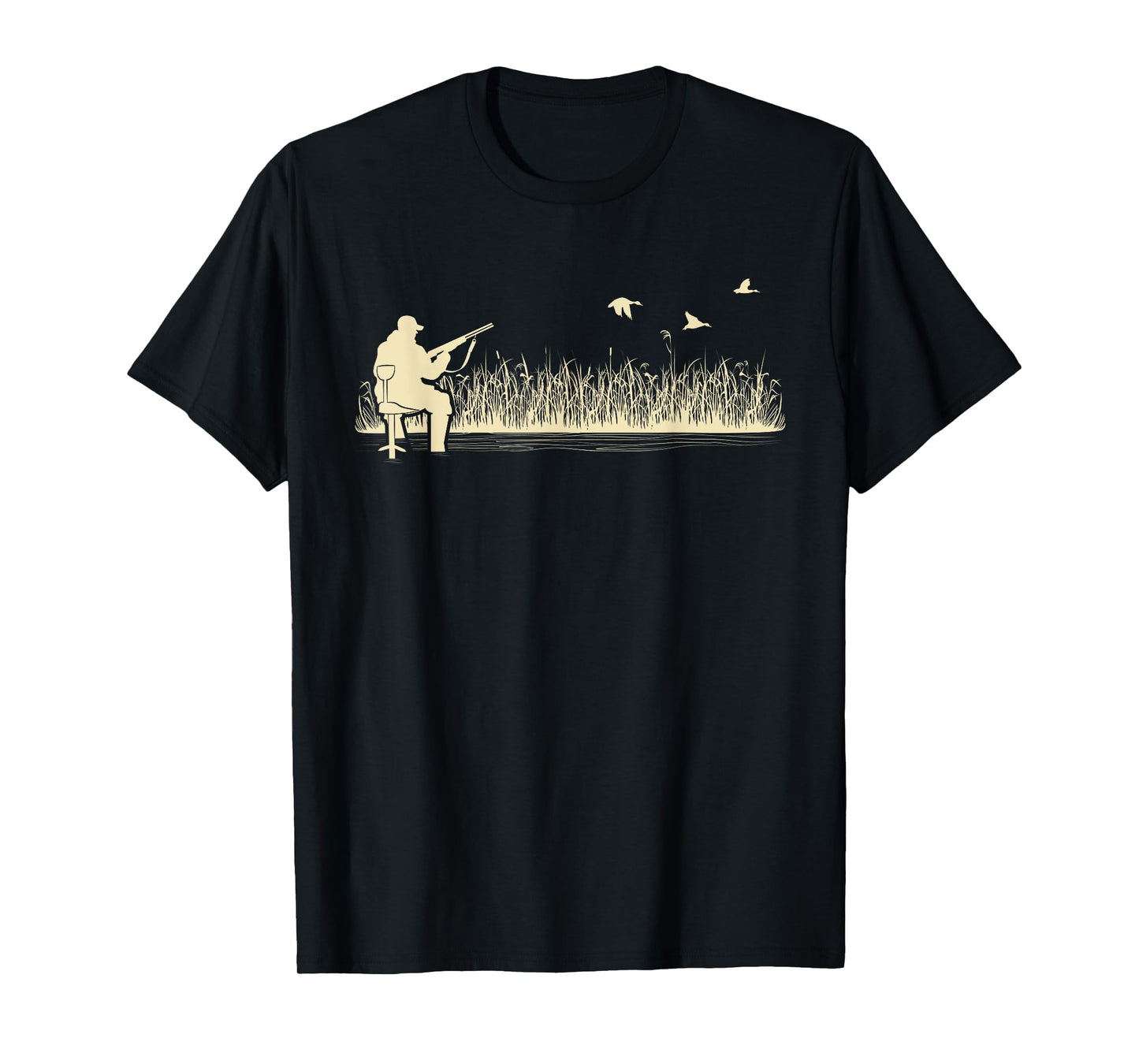 Duck Waterfowl Hunting Swamp Chair For Duck Hunters T-Shirt