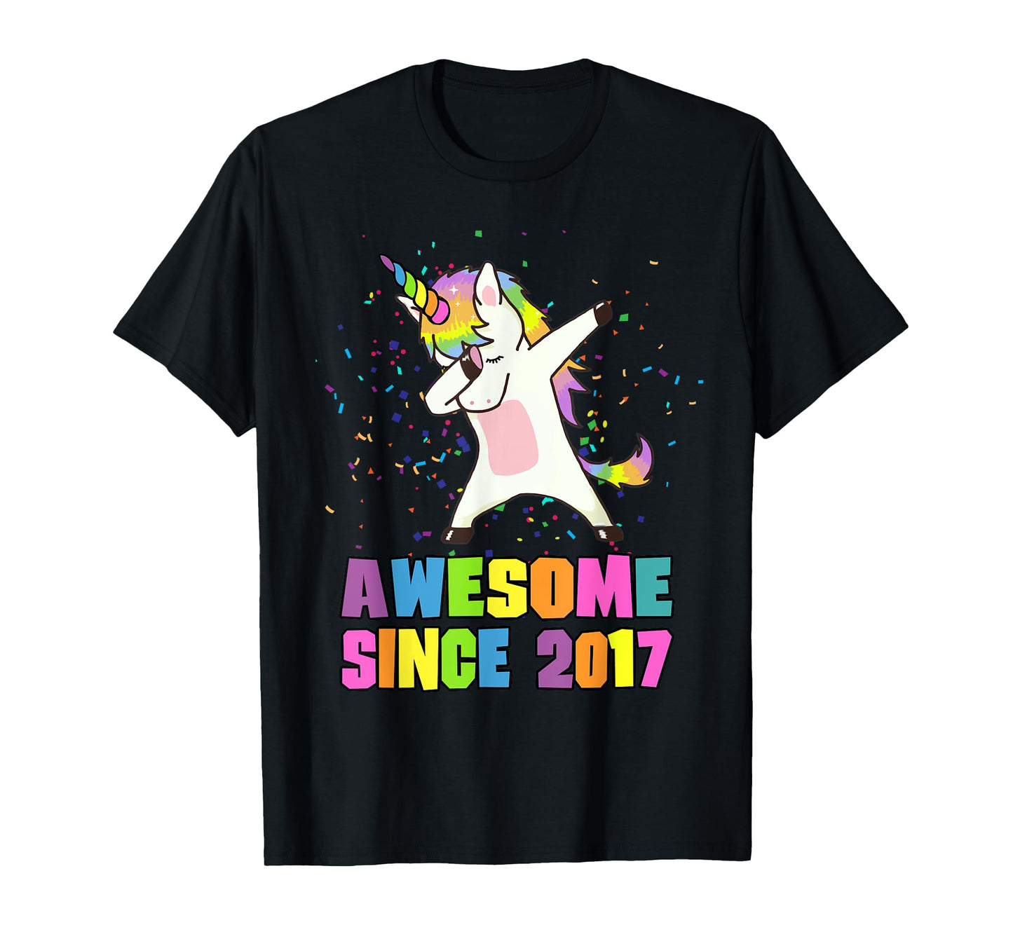 Awesome Since 2017 Unicorn T-Shirt