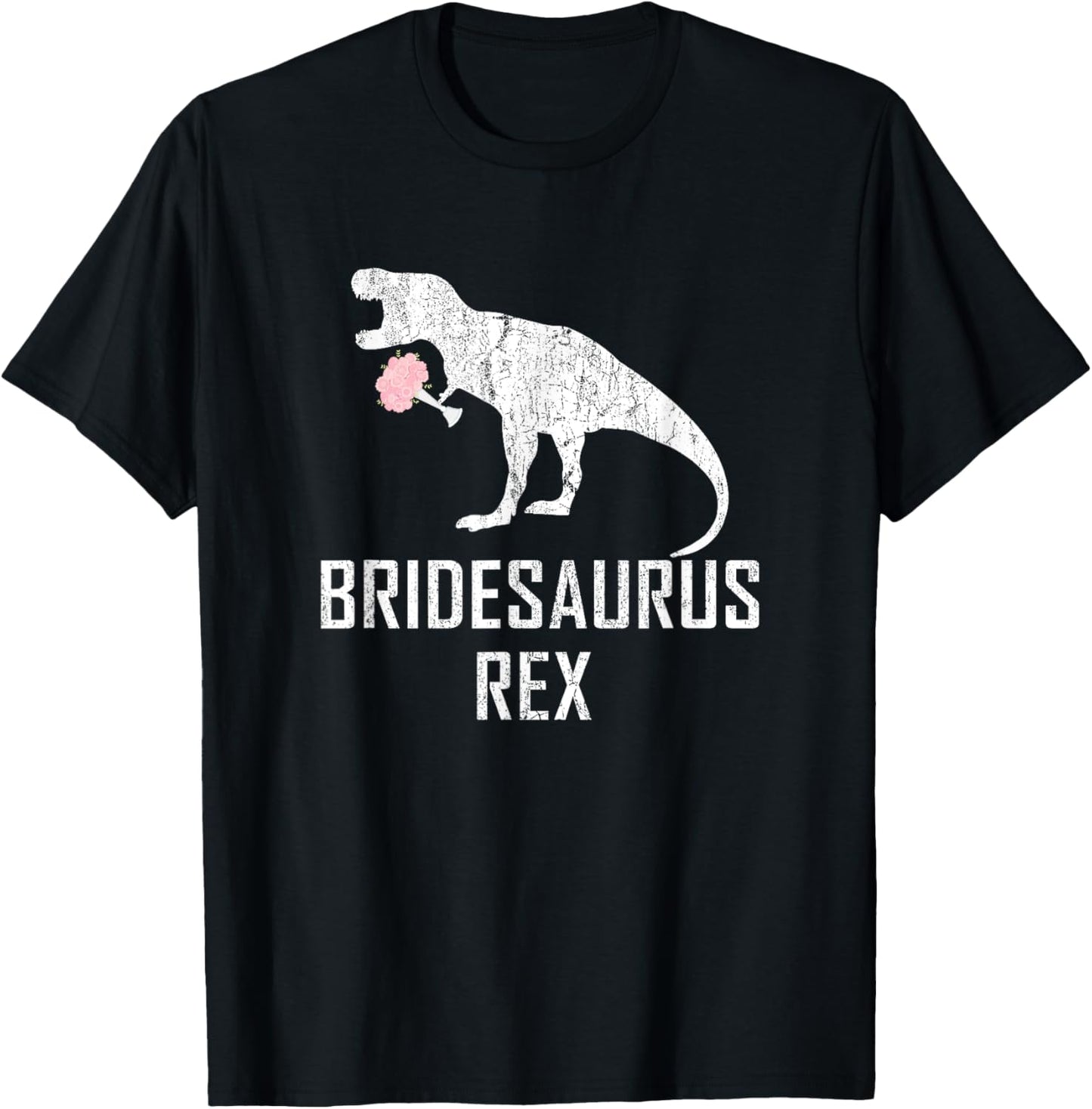 Bride Dinosaur Shirt Funny Bridesaurus Rex Wedding Gift T-Shirt
