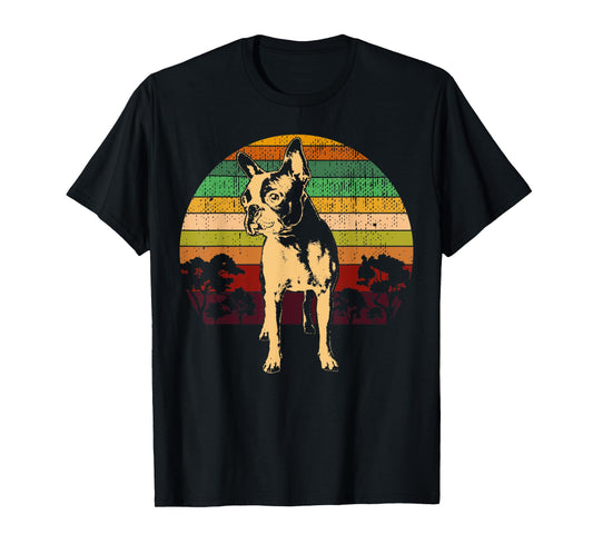Boston Terrier Boston-Bulldog T-Shirt for Men Women Kids