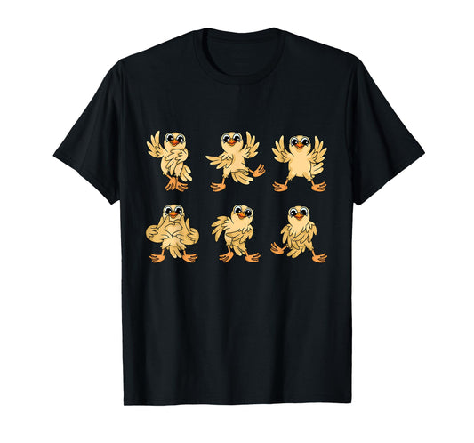 Dancing Chicken Kids Cute Baby Chicken T-Shirt