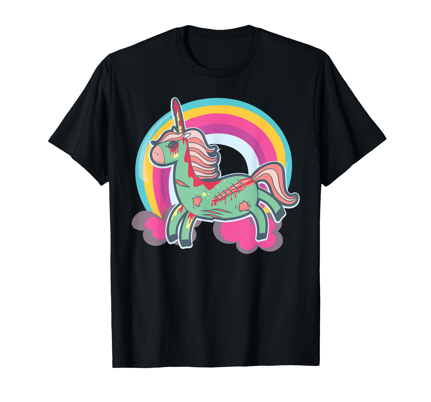 Zombicorn Zombie Unicorn Undead Pastel Halloween T-Shirt