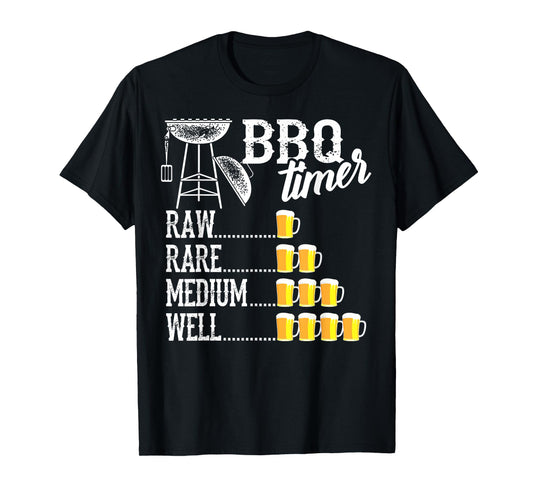 Funny BBQ Art For Men Women Grilling Meat Smoking Barbecue T-Shirt