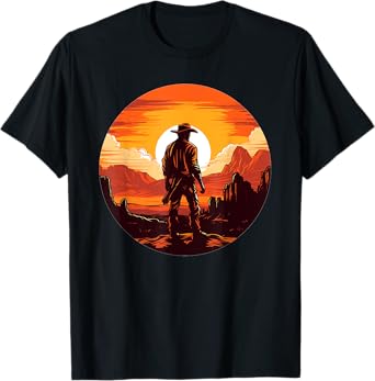 Cowboy Sunset I Cowboy T-Shirt