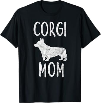 Vintage Corgi Mom Gift Dog Owner Welsh Corgi Mother Men Women Girls Kids T-Shirt