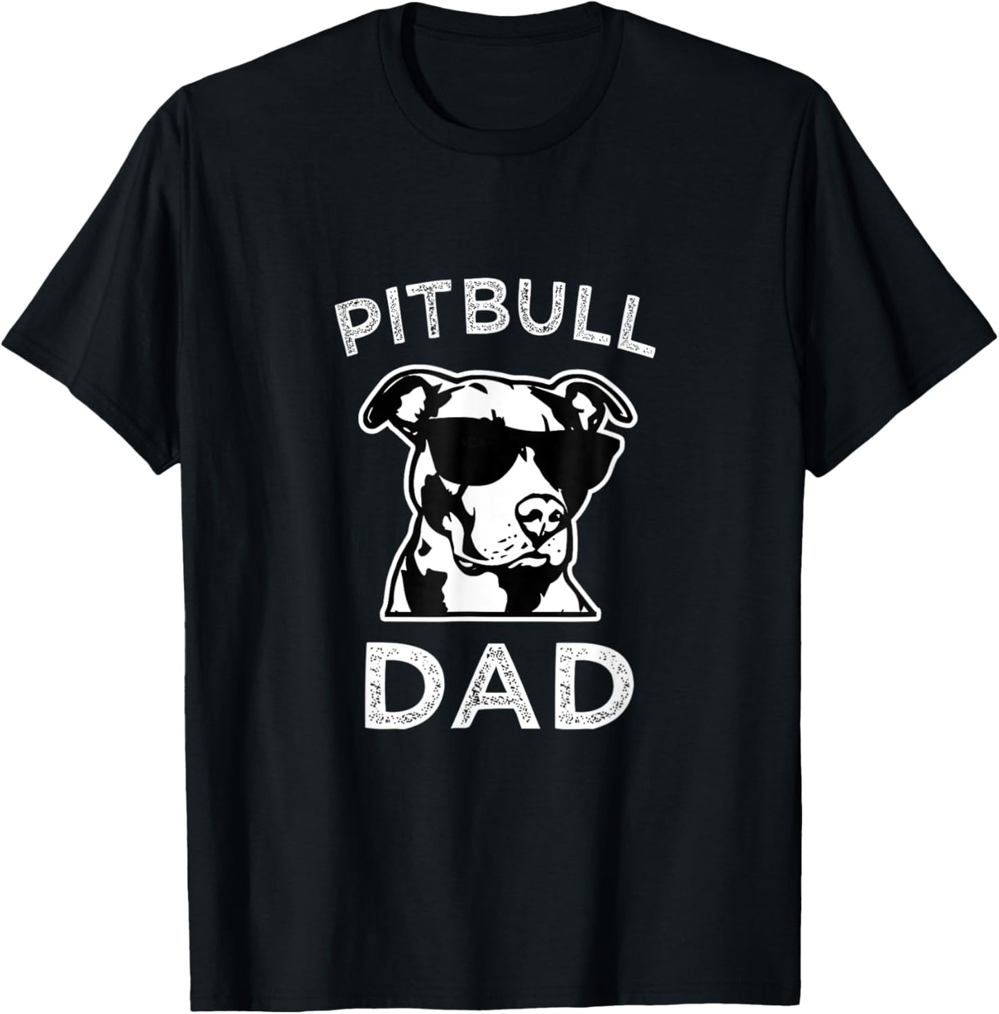 Proud-Pitbull-Dad Men's Pit-Bull-Dog Shirt funny Pittie T-Shirt