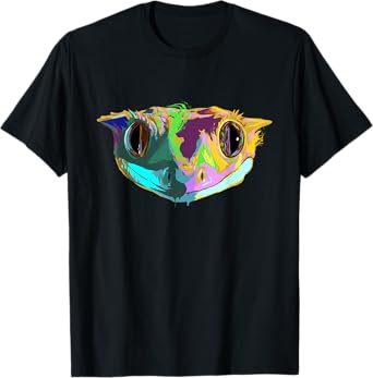 Colourful Reptile Crested Gecko T-Shirt