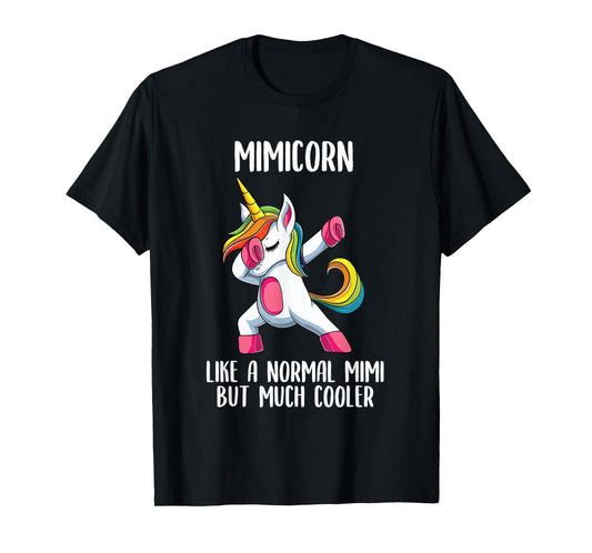 Unicorn Mimi Girl Birthday Party Apparel MimiCorn Cute T-Shirt