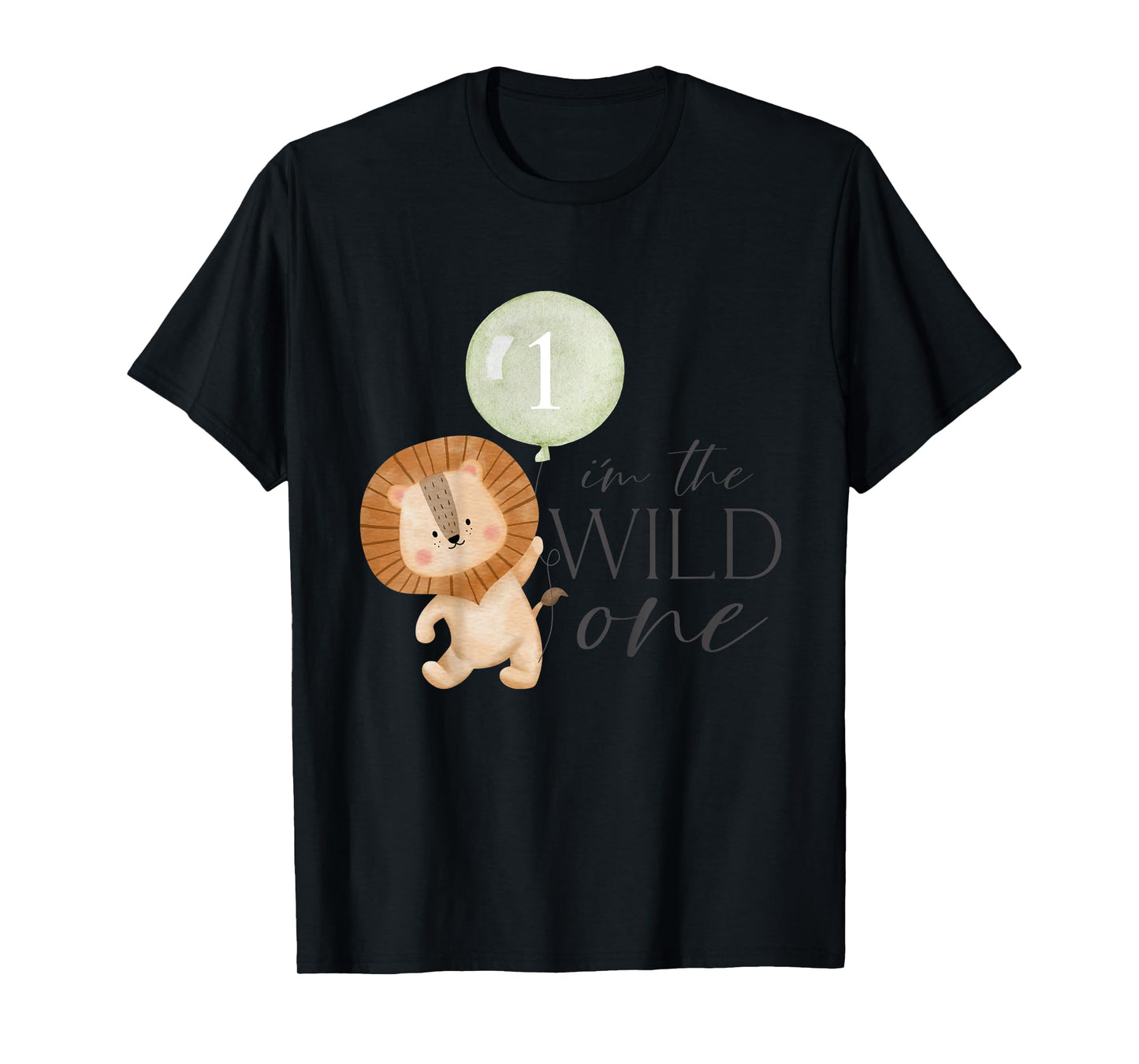 Kids I'm The Wild One Matching Family 1st Birthday Lion Boy Girl T-Shirt