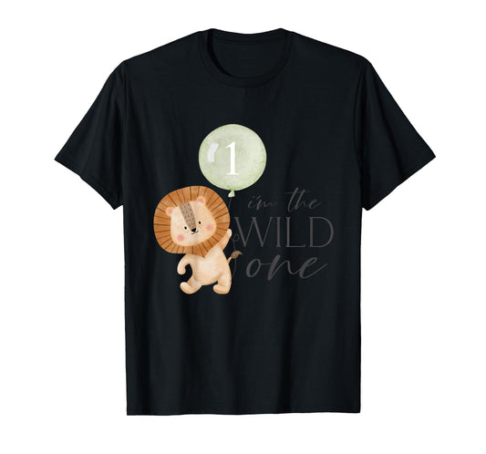 Kids I'm The Wild One Matching Family 1st Birthday Lion Boy Girl T-Shirt