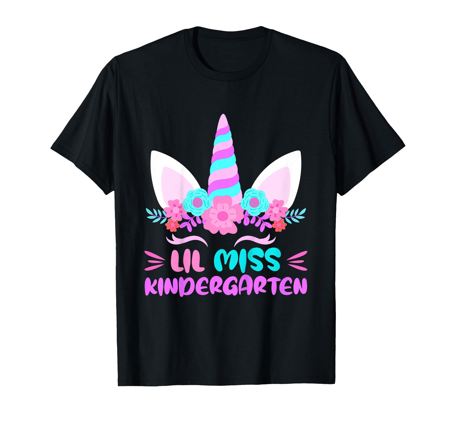 Lil Miss Kindergarten Girls First Day Of Kindergarten T-Shirt