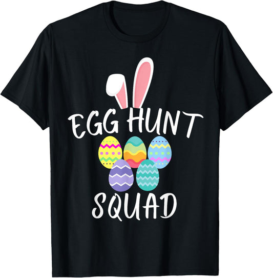 Egg Hunt Squad 2024 Funny Easter Day 2024 Egg Hunt Hunter T-Shirt