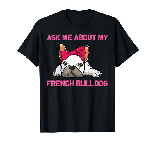 Cool French Bulldog Art For Men Women Kids Frenchie Lover T-Shirt