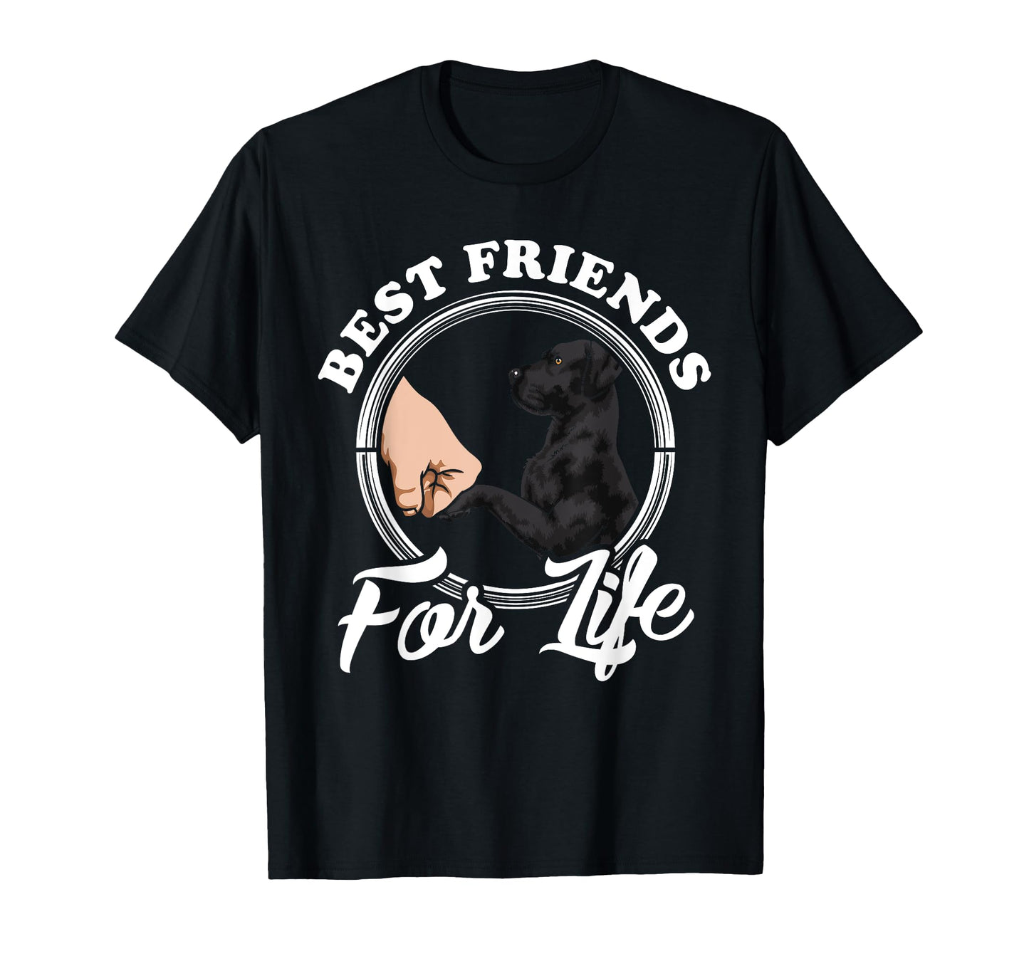 Black Labrador Dog Design Funny Black Lab Lovers T-Shirt for Men Women Kids