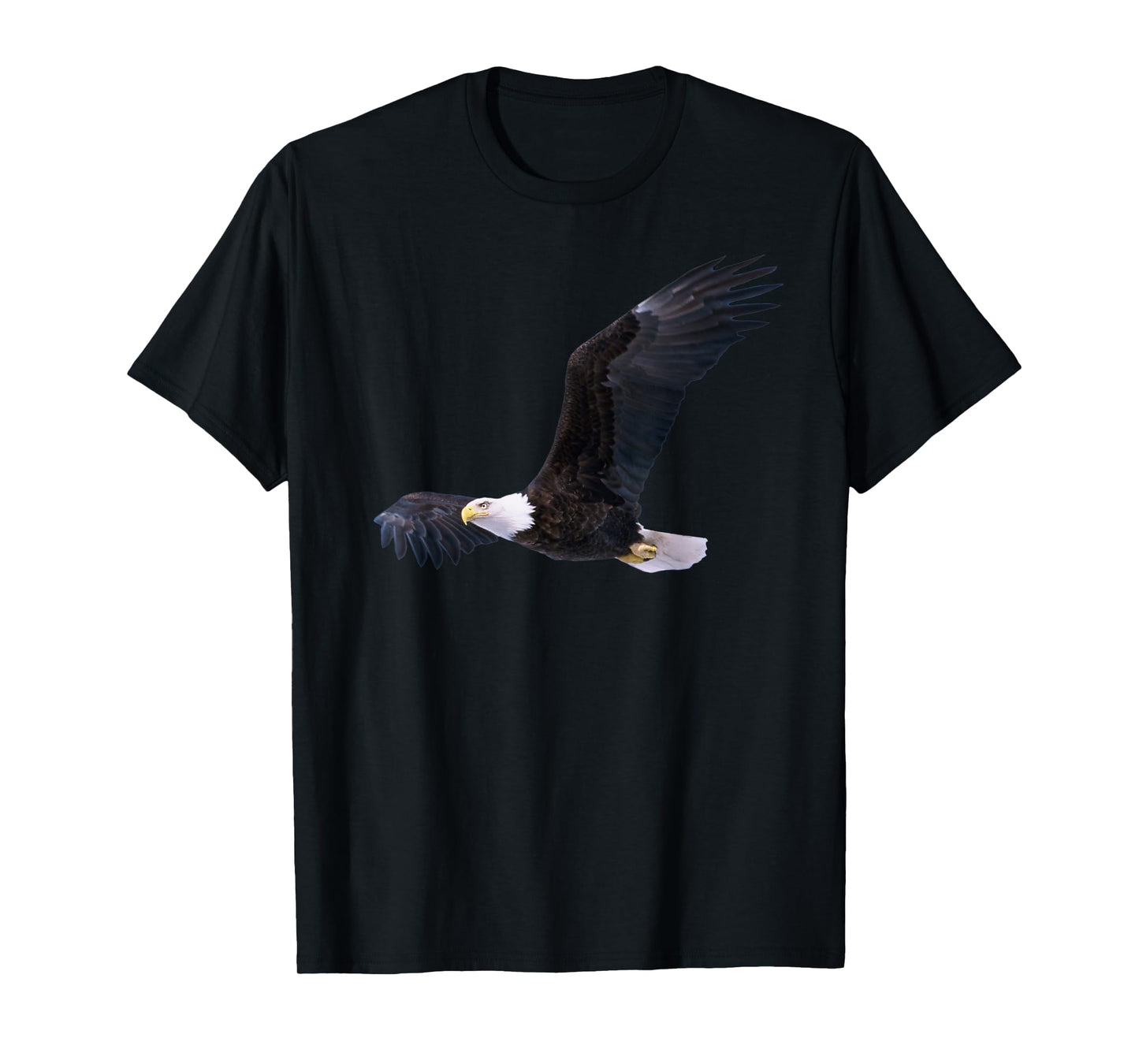 Elegant American Bald Eagle In Flight Photo Portrait T-Shirt