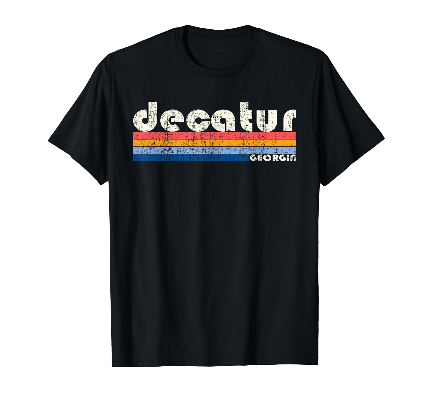 Vintage 70s 80s Style Decatur GA T-Shirt T-Shirt