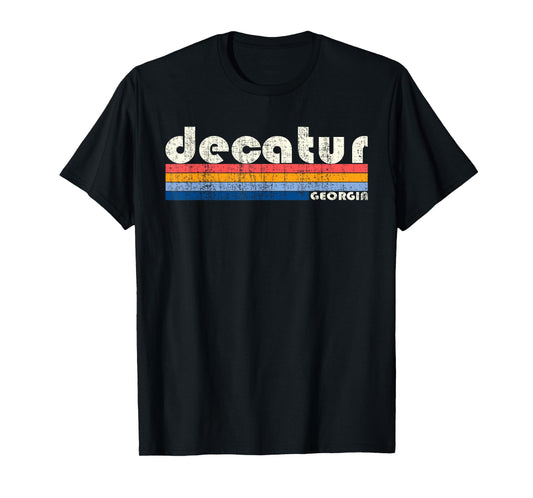 Vintage 70s 80s Style Decatur GA T-Shirt T-Shirt