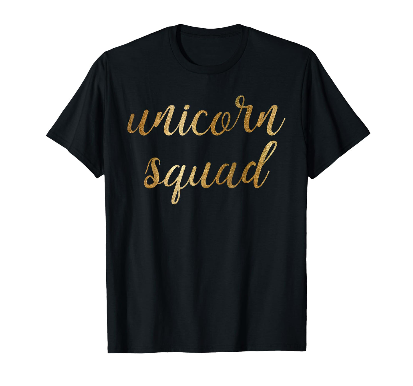 Gold Unicorn Squad Shirt Unicorn Shirt T-Shirt