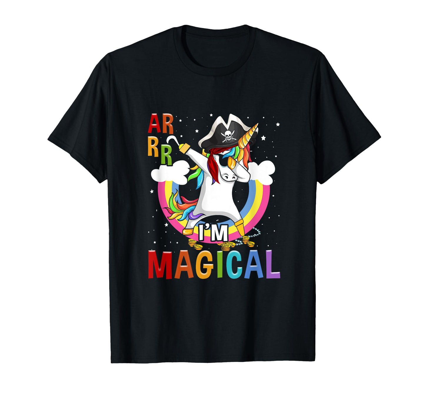 I'm Magical Caribbean Buccaneer Toddler Unicorn Pirate T-Shirt
