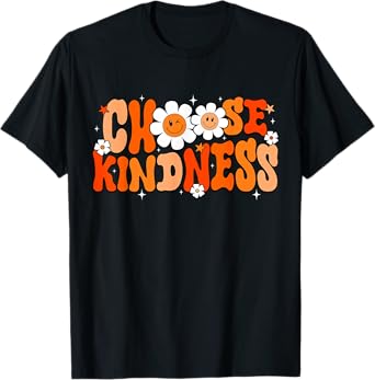Choose Kindness Shirt Retro Be Kind Inspirational Unity Day T-Shirt