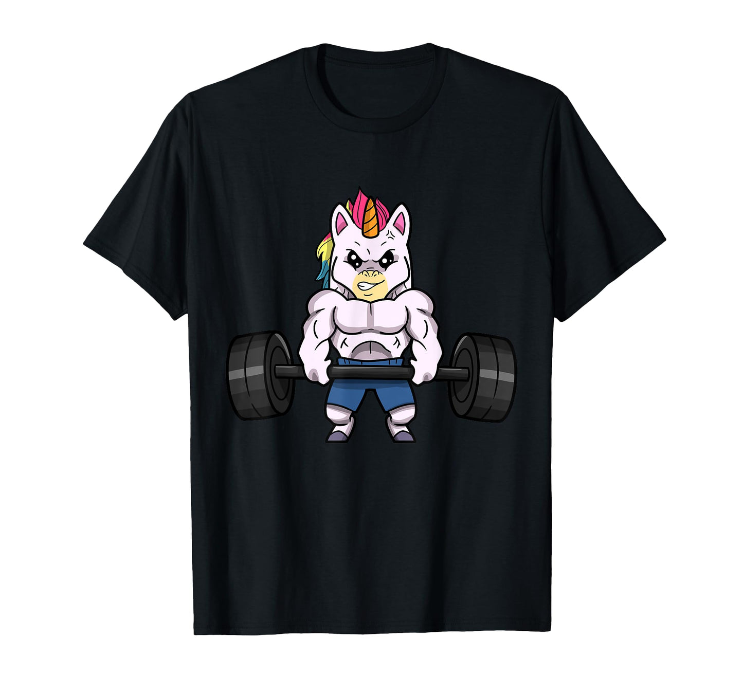 Weightlifting Unicorn Funny Powerlifting Fitness Gym T-Shirt