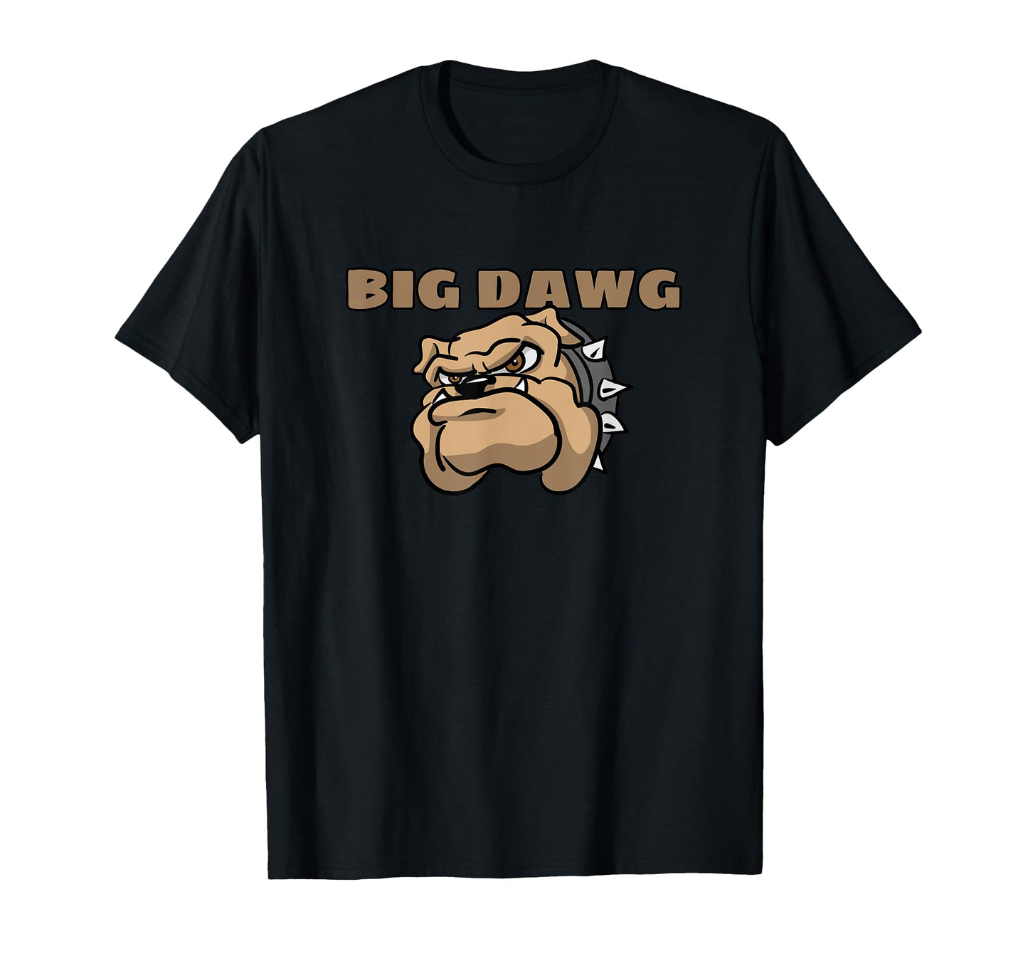 Mens BIG DAWG T Shirt, featuring cartoon Bulldog T-Shirt