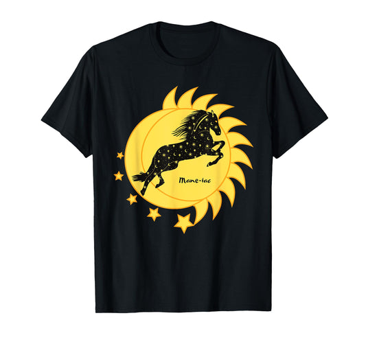 Cute Mane-iac Celestial Horse Dancer Girls Graphic T-Shirt